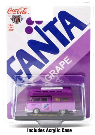 M2 Machine Fanta Grape 1959 VW Double Cab Truck USA Model