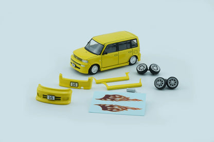 BM Creations x Tokyo Station 1/64 Toyota 2000 BB Yellow LHD Exclusive Edition