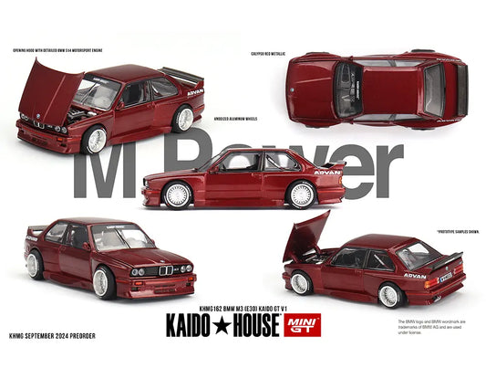 (Pre-Order) ***CHASE*** Kaido House x Mini GT 1:64 BMW M3 (E30) Kaido GT V1 – M Red