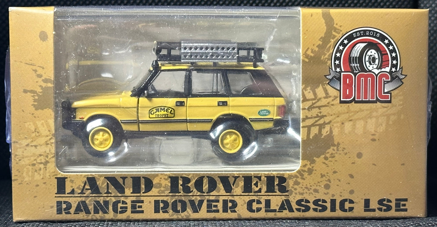 BM CREATIONS JUNIOR 1/64 Land Rover 1992 Range Rover Classic LSE Camel Version w/Accessory RHD