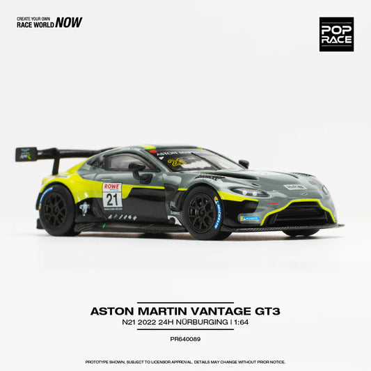 (Pre-Order) Pop Race 1/64 Aston Martin Vantage GT3 - N21 2022 24H Nürburgring