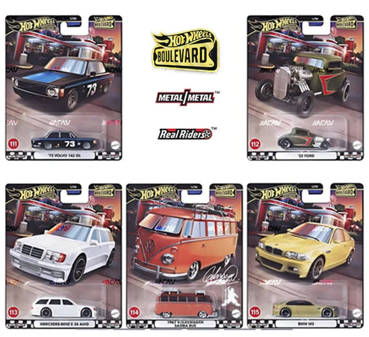 (Pre-Order) Hot Wheels Premium Boulevard Mix 5 Set of 5