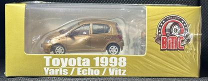 BM Creations 1/64 1998 Toyota Echo / Vitz 5 doors Golden LHD