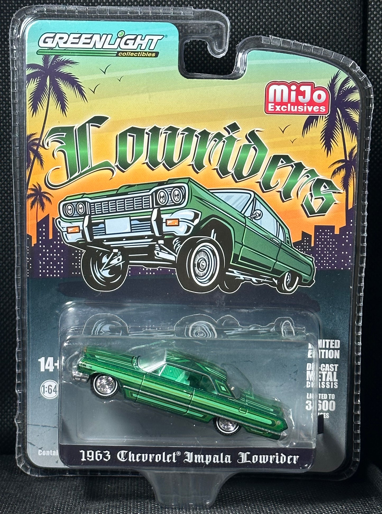 Greenlight 1:64 1963 Chevrolet Impala SS Lowriders Limited Metallic Green – MiJo Exclusives
