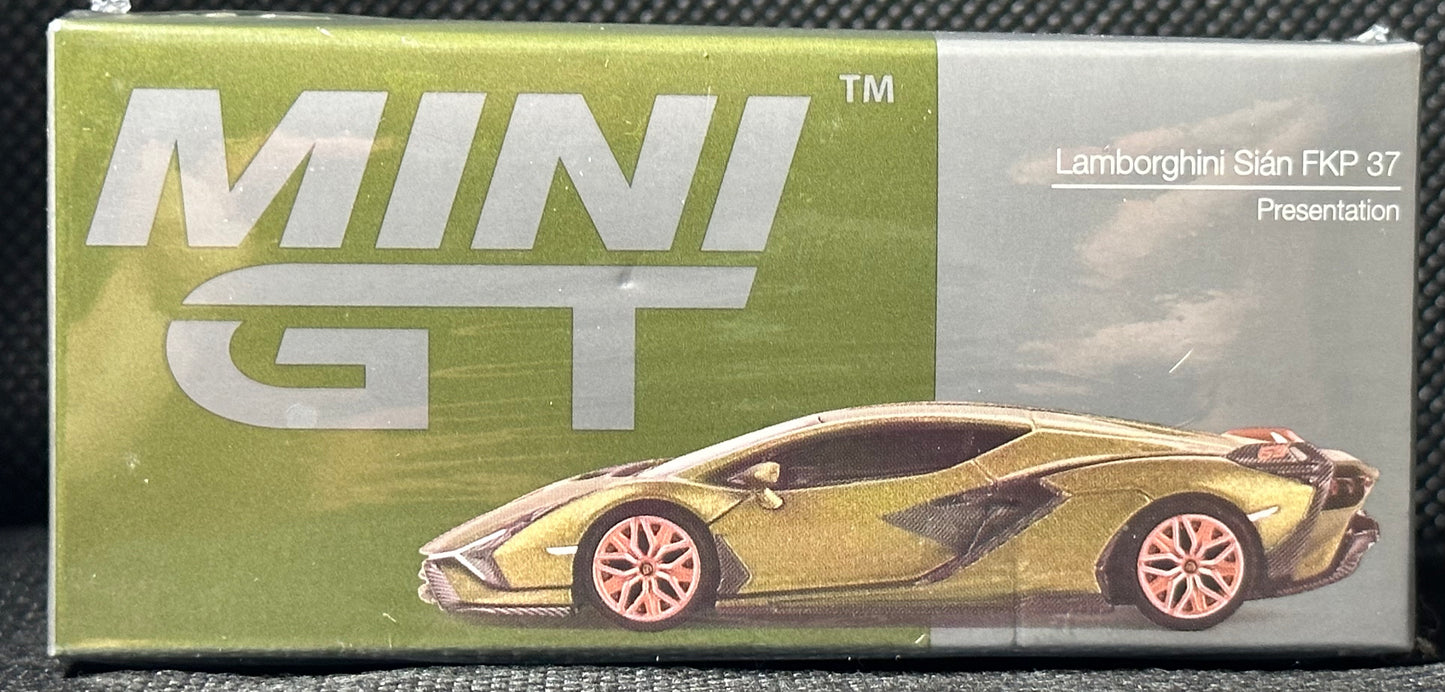 MINI GT 1/64 Lamborghini Sian FKP 37 Presentation