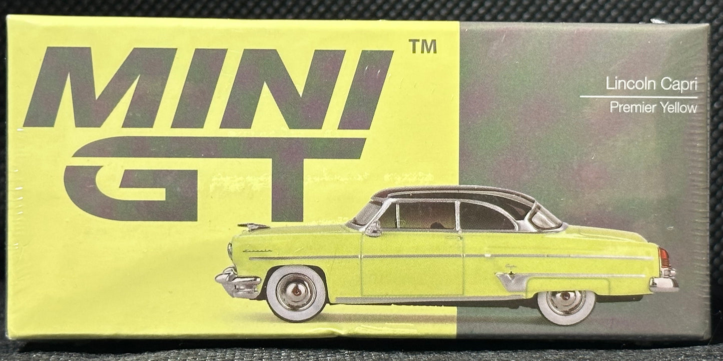 MINI GT 1/64 Lincoln Capri 1954 Premier Yellow