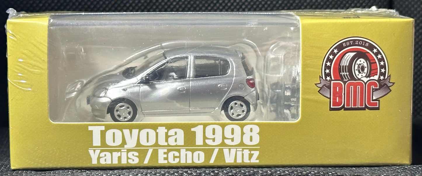 BM Creations 1/64 Toyota 1998 Echo / Vitz 5 doors Silver LHD