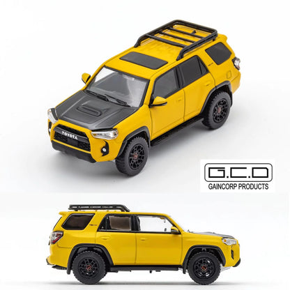(Pre-Order) GCD 1/64 Toyota 4Runner Yellow / Black Hood