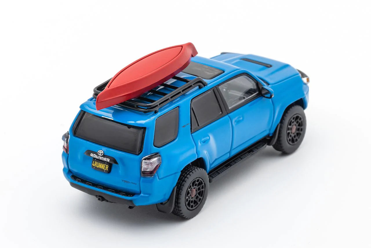 (Pre-Order) GCD 1/64 Toyota 4Runner Blue with Dinghy