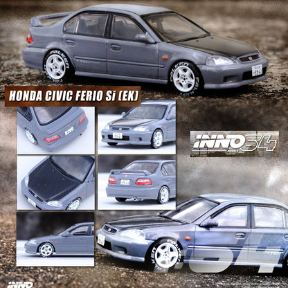 INNO64 1/64 HONDA CIVIC FERIO Si (EK) Cement Grey