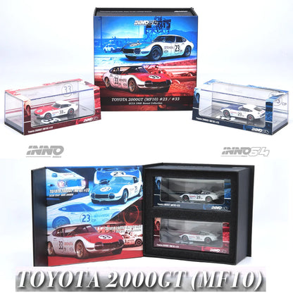 INNO64 1/64 TOYOTA 2000GT #23 & #33 SCCA 1968 Box Set Collection