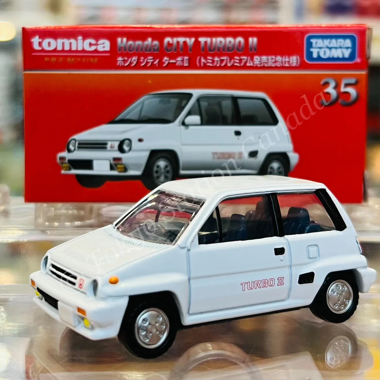 Tomica Premium 35 Honda City Turbo II "Tomica Premium Release Commemorative Specification"