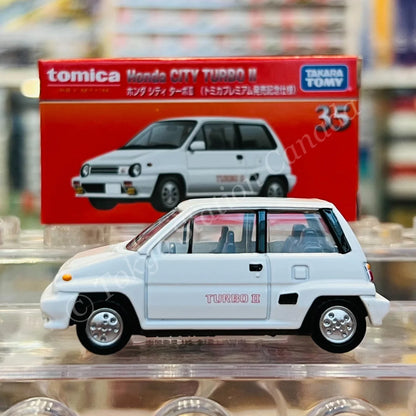 Tomica Premium 35 Honda City Turbo II "Tomica Premium Release Commemorative Specification"