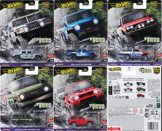 Hot Wheels Premium Car Culture Terra Trek Set of 5