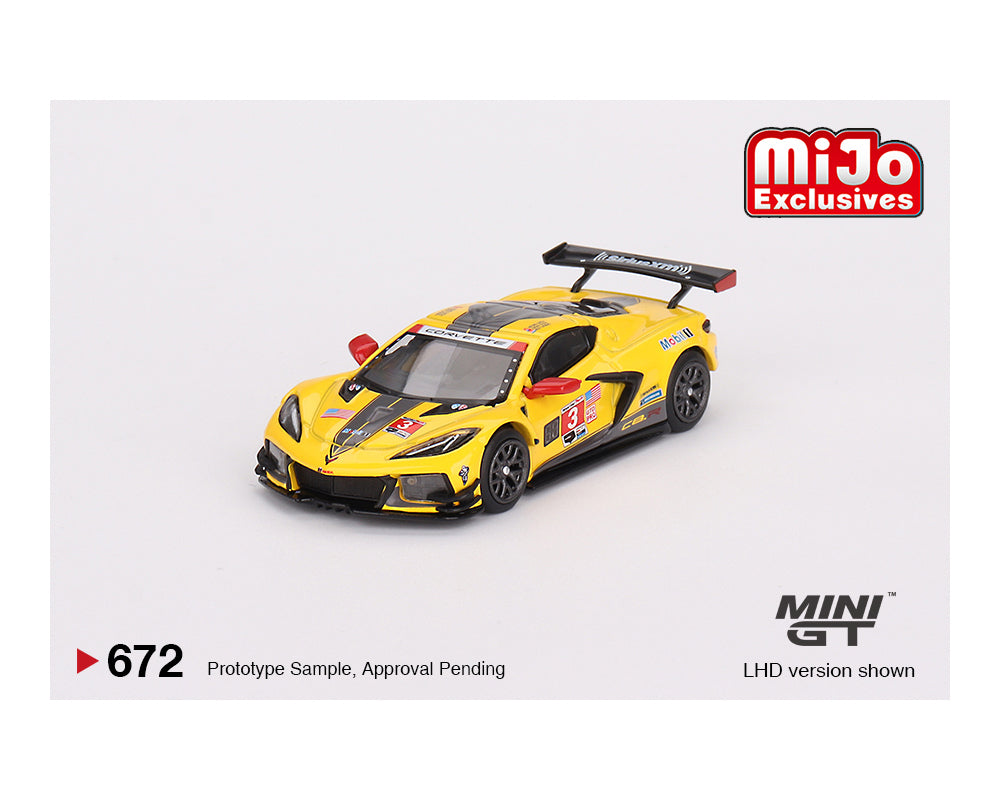 (Pre-Order) Mini GT 1:64 Chevrolet Corvette C8R Racing Cars #3 & #33 Winners with Western Star Transporter – Mijo Exclusives