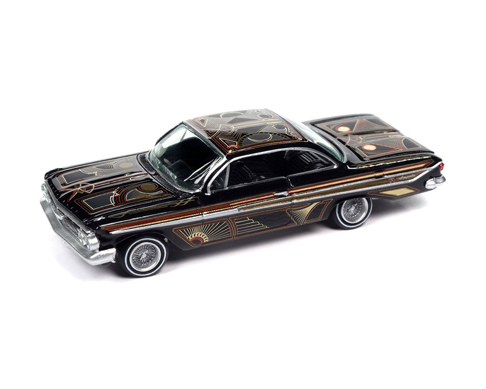 Johnny Lightning 1:64 Lowriders 1961 Chevrolet Impala with American Diorama Figure Limited Edition – Mijo Exclusives