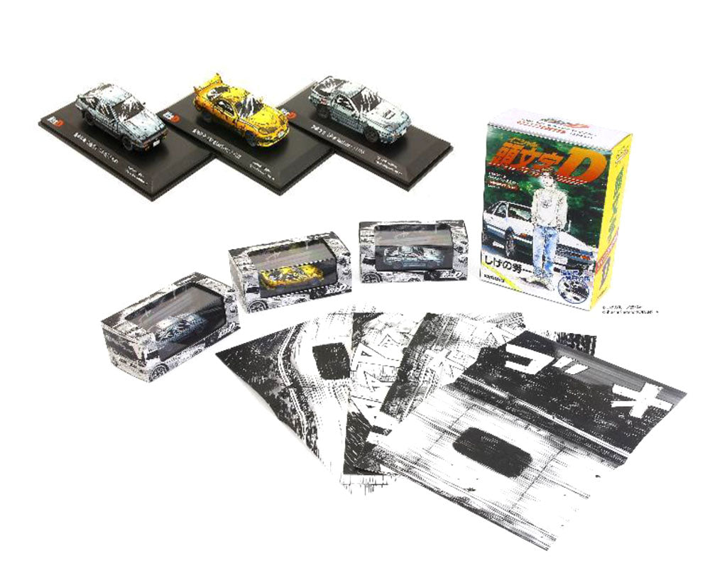 (Pre-Order) Kyosho 1:64 Initial D Comic Special Edition Manga Art 3 Cars Set