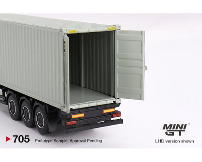(Pre-Order) Mini GT 1:64 Mercedes-Benz Actros with 40 Ft Dry Container – UPS Europe