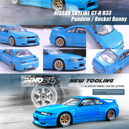 NISSAN SKYLINE GT-R (R33) "Pandem / Rocket Bunny" Blue