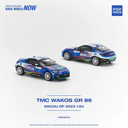 (Pre-Order) POPRACE 1/64 Toyota GR86 - TMC Wakos Macau GP 2023