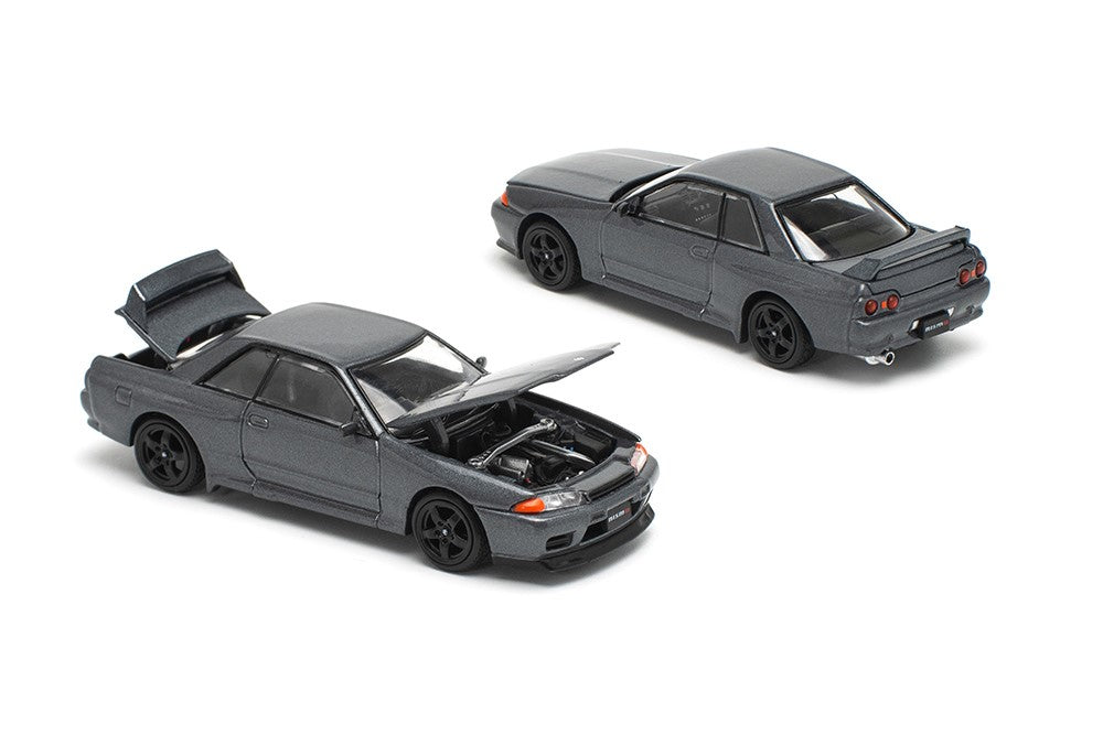 (Pre-Order) Pop Race NISSAN SKYLINE GT-R R32 - GUN GREY METALLIC