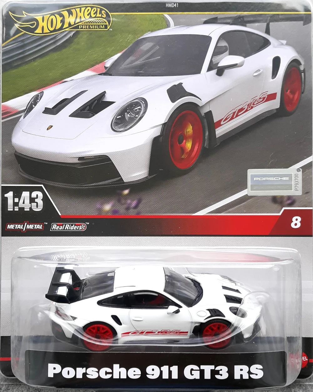 Hot Wheels Premium 1/43 Porsche 911 GT3 RS