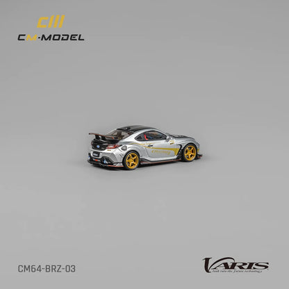 CM MODEL 1/64 SUBARU BRZ Varis ARISING-1 SILVER